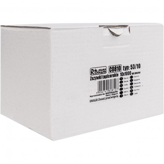 RICHMANN ZSZYWKI 10mm TYP 53 OPAK. 1000szt PL -zdjęcie numer 4