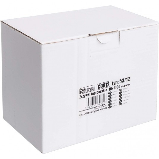 RICHMANN ZSZYWKI 12mm TYP 53 OPAK. 1000szt PL -zdjęcie numer 4