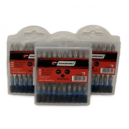 SHARKNES BIT UDAROWY 1/4" PZ1 25mm SH-17010 -zdjęcie numer 4