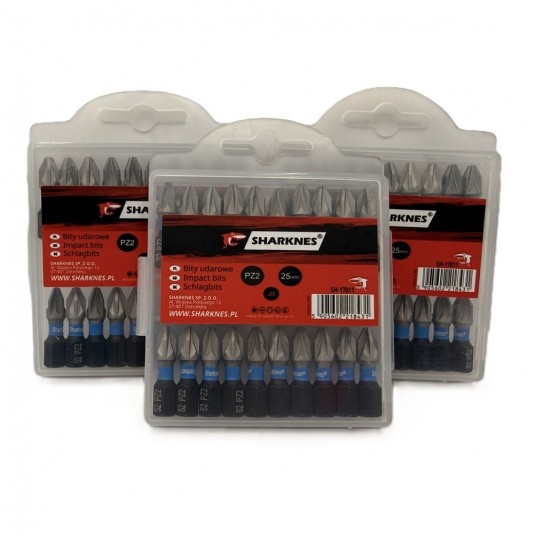 SHARKNES BIT UDAROWY 1/4" PZ2 25mm SH-17011 -zdjęcie numer 4