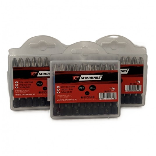 SHARKNES BIT UDAROWY 1/4" PZ2 50mm SH-17012 -zdjęcie numer 5