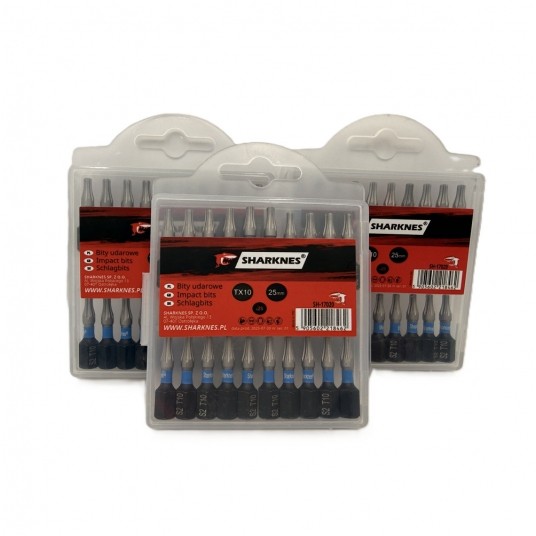 SHARKNES BIT UDAROWY 1/4" TX10 25mm SH-17020 -zdjęcie numer 4