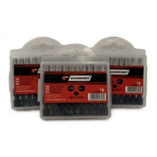 SHARKNES BIT UDAROWY 1/4" TX30 50mm SH-17029 -zdjęcie numer 5