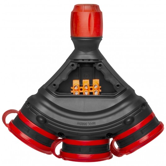 SHARKNES GNIAZDO TRZYKROTNE 2P+Z EVO IP54 SH-70127 -zdjęcie numer 2