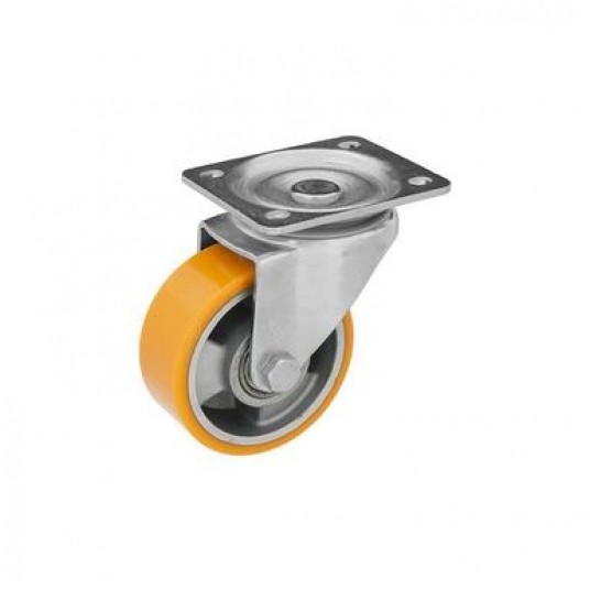 SHARKNES KOŁO ALUM-POLIURETAN 80mm SKRĘTNE -zdjęcie numer 1