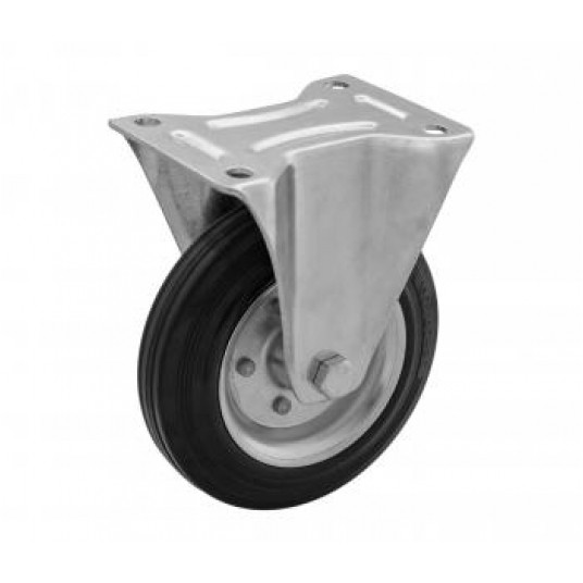 SHARKNES KOŁO METAL-GUMA 200mm STAŁE SH-60054 -zdjęcie numer 1