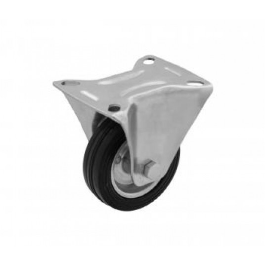 SHARKNES KOŁO METAL-GUMA 80mm STAŁE SH-60050 -zdjęcie numer 1