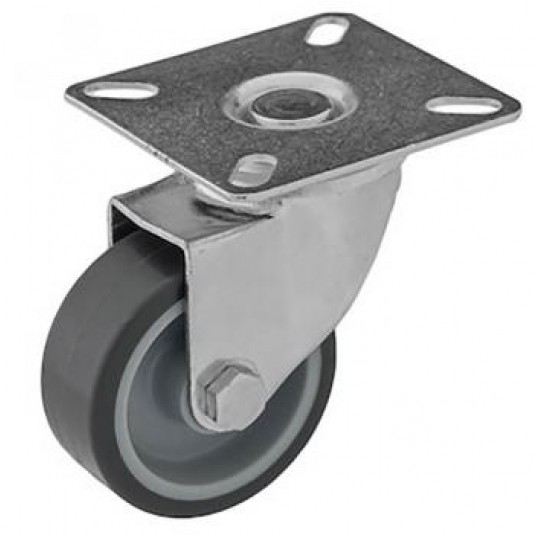 SHARKNES KOŁO TW.-GUMA 40mm SKRĘTNE SH-60208 -zdjęcie numer 1