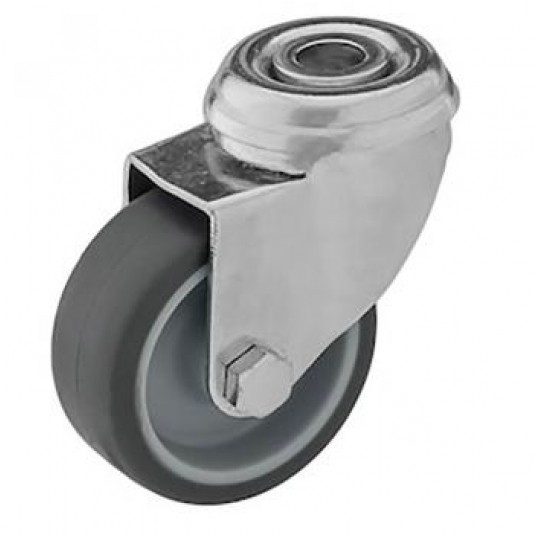 SHARKNES KOŁO TW.-GUMA 50mm OTW.SKRĘTNE SH-60250 -zdjęcie numer 1