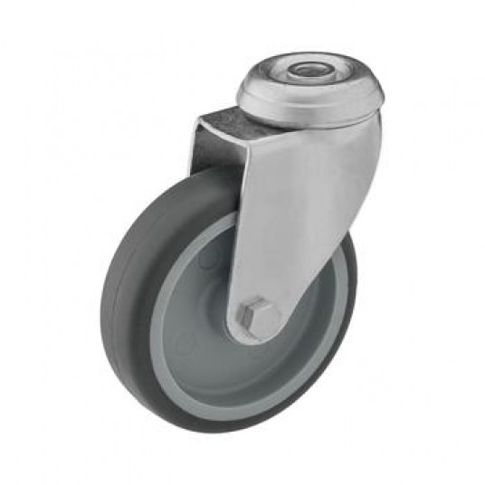 SHARKNES KOŁO TW.-GUMA 75mm OTW.SKRĘTNE SH-60252 -zdjęcie numer 1