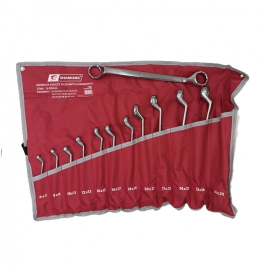 SHARKNES KOMPLET KLUCZY OCZ. ODGIĘTYCH 12szt 6-32 -zdjęcie numer 2