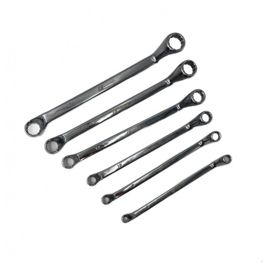 SHARKNES KOMPLET KLUCZY OCZ. ODGIĘTYCH 6szt 6-17 -zdjęcie numer 3