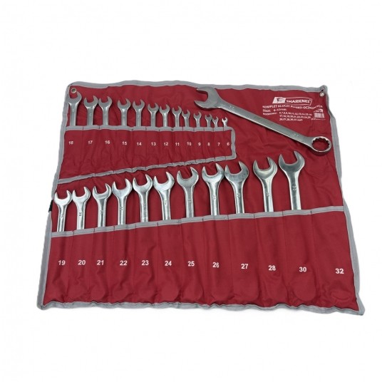 SHARKNES KOMPLET KLUCZY PŁ-OCZ 6-32 25szt SH-59040 -zdjęcie numer 2