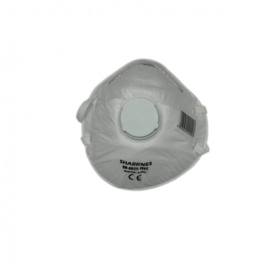 SHARKNES MASKA PRZECIWPYŁOWA Z ZAWORKIEM FFP2 CE -zdjęcie numer 1