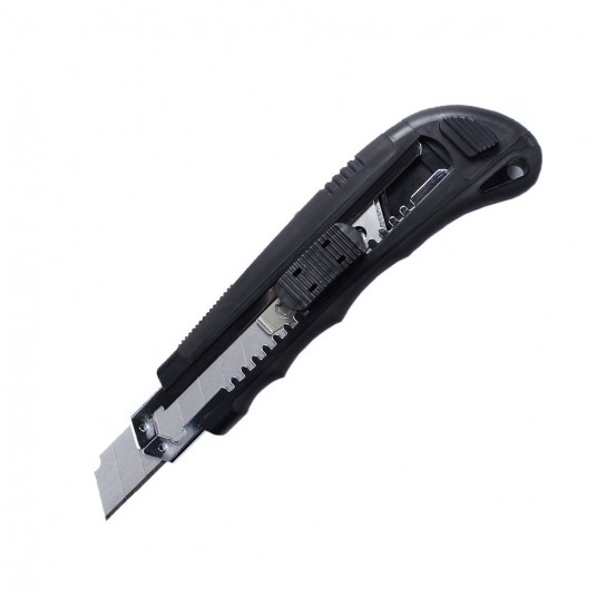 SHARKNES NÓŻ DO TAPET 18mm OSTRZA AUTOMAT SH-53001 -zdjęcie numer 2