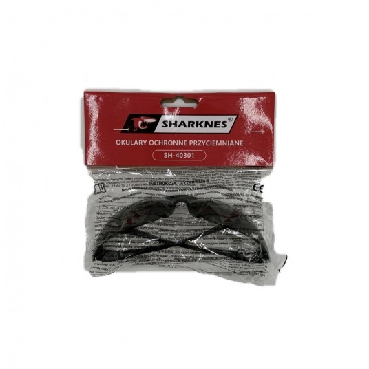SHARKNES OKULARY OCHRONNE PRZYCIEMNIANE SH-40301 -zdjęcie numer 4