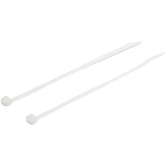 SHARKNES OPASKA KABLOWA 7.6X150mm BIAŁA 100szt -zdjęcie numer 1