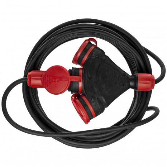 SHARKNES PRZEDŁUŻACZ H05RR 3 GN 3X2,5 50m SH-70044 -zdjęcie numer 2