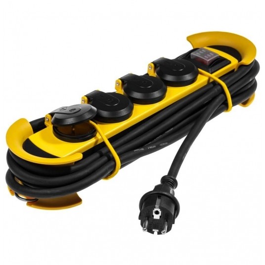 SHARKNES PRZEDŁUŻACZ H07RN-F 4 GN 3X1,5 Z WYŁ. 5m -zdjęcie numer 1