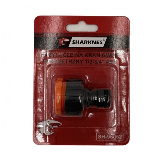 SHARKNES PRZYŁĄCZE NA KRAN GW. WEW 1/2-3/4" ABS -zdjęcie numer 2