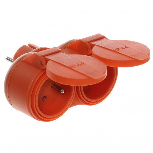 SHARKNES ROZGAŁĘŹNIK 2X2P+Z POM. IP44 SH-70120 -zdjęcie numer 2