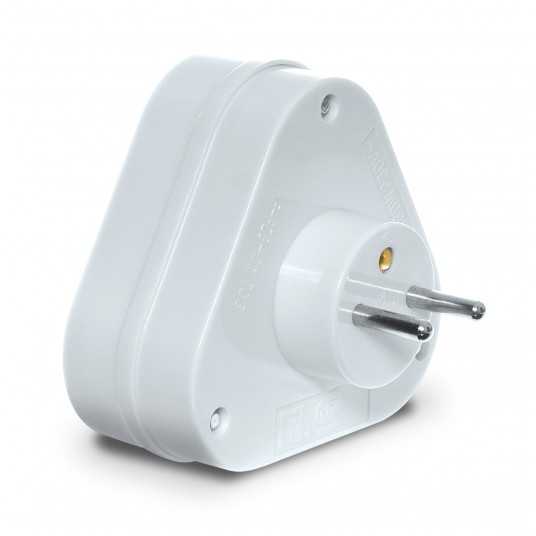 SHARKNES ROZGAŁĘŹNIK 3X2P+Z BIAŁY SH-70123 -zdjęcie numer 2