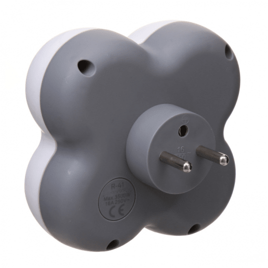 SHARKNES ROZGAŁĘŹNIK 4X2P+Z BIAŁY SH-70124 -zdjęcie numer 2