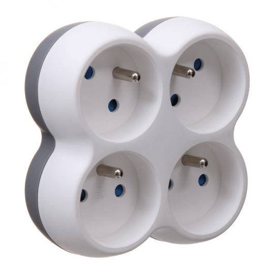 SHARKNES ROZGAŁĘŹNIK 4X2P+Z BIAŁY SH-70124 -zdjęcie numer 1