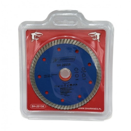 SHARKNES TARCZA DIAM CERAMIKA 125X8X22,23mm -zdjęcie numer 3