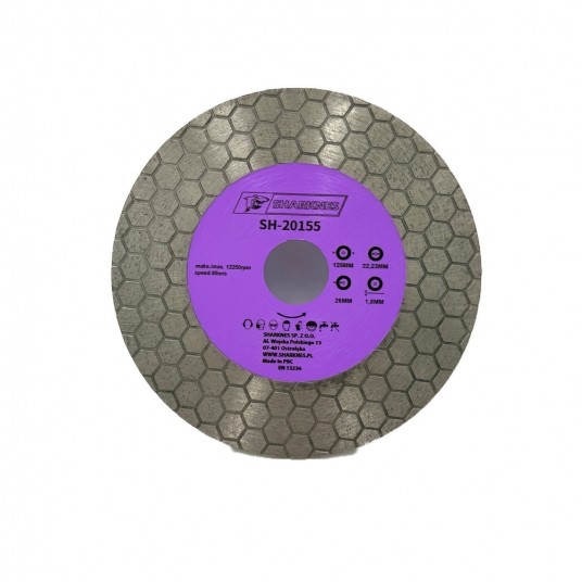 SHARKNES TARCZA DIAM HONEY 125X22,23mm -zdjęcie numer 1