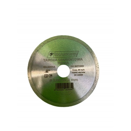SHARKNES TARCZA DIAM. PEŁNA 125mm SH-20011 -zdjęcie numer 1