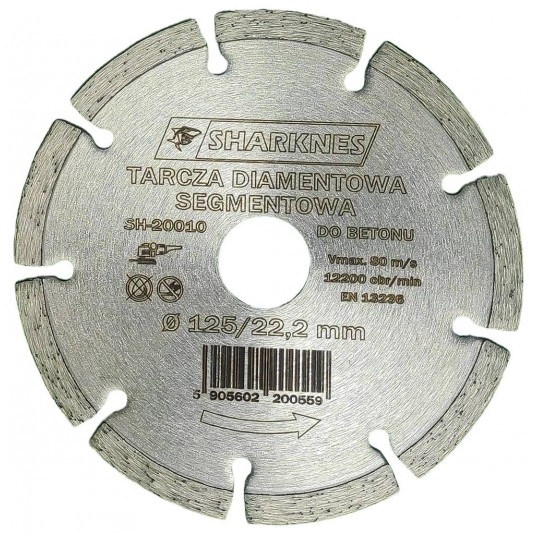 SHARKNES TARCZA DIAM. SEGMENTOWA 125mm SH-20010 -zdjęcie numer 1