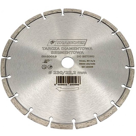 SHARKNES TARCZA DIAM. SEGMENTOWA 230mm SH-20013 -zdjęcie numer 1