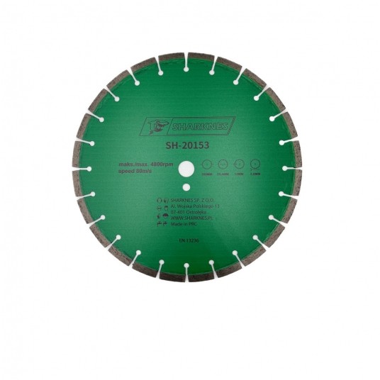 SHARKNES TARCZA DIAM SEGMENTOWA 350X12X25,4mm -zdjęcie numer 1