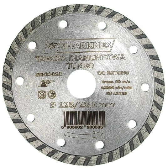 SHARKNES TARCZA DIAM. TURBO 125mm SH-20020 -zdjęcie numer 1