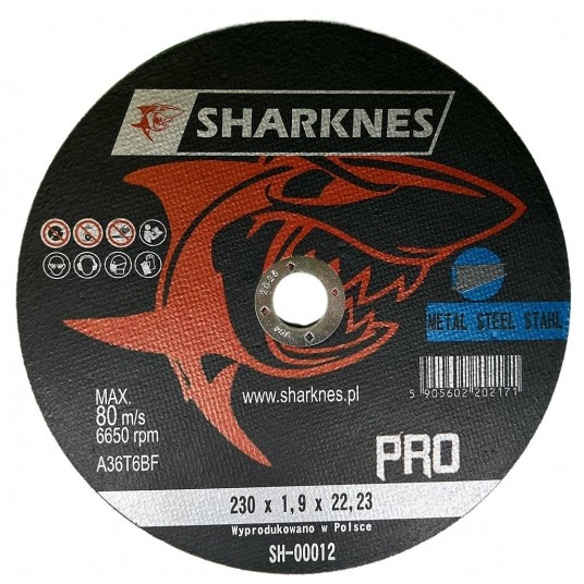 SHARKNES TARCZA DO METALU 41 230x1,9x22 95A PRO -zdjęcie numer 1