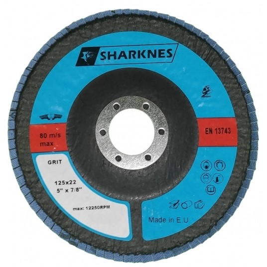 SHARKNES TARCZA LISTKOWA 125 100 CYRKON NIEBIESKA -zdjęcie numer 2