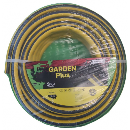 SHARKNES WĄŻ OGRODOWY ŻÓŁTY GARDEN PLUS 1/2" 30m -zdjęcie numer 2