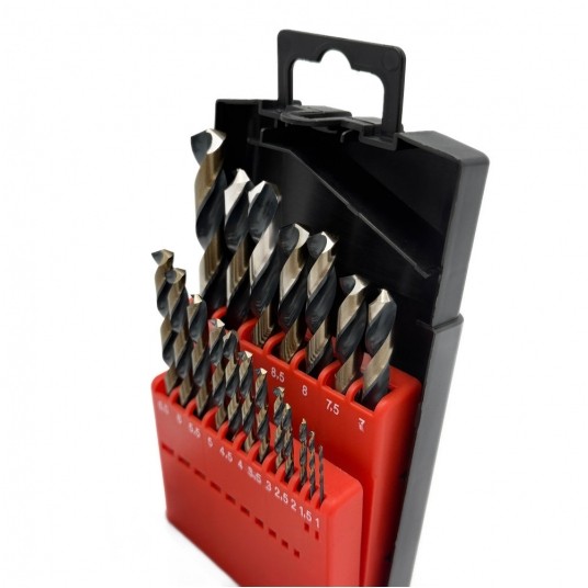 SHARKNES WIERTŁA DO METALU HSS PREMIUM 19szt 1-10 -zdjęcie numer 5