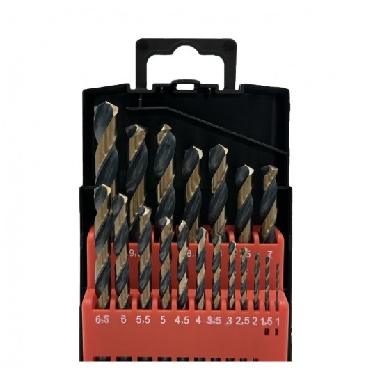 SHARKNES WIERTŁA DO METALU HSS PREMIUM 19szt 1-10 -zdjęcie numer 4