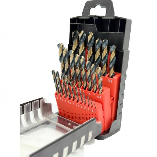 SHARKNES WIERTŁA DO METALU HSS PREMIUM 25szt 1-13 -zdjęcie numer 2