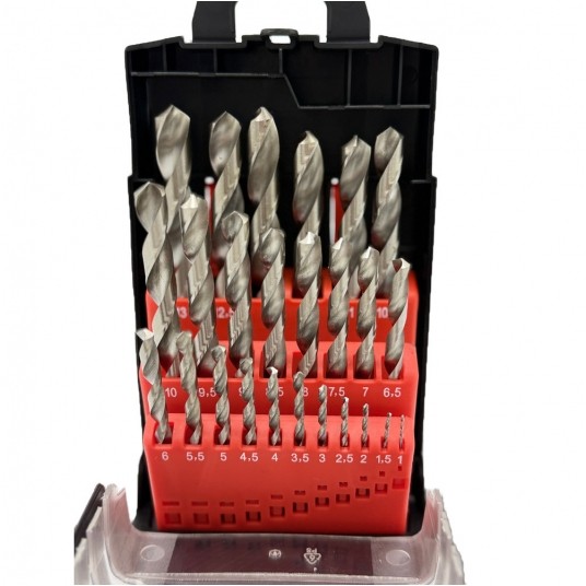 SHARKNES WIERTŁA DO METALU HSS STANDARD 25szt 1-13 -zdjęcie numer 2