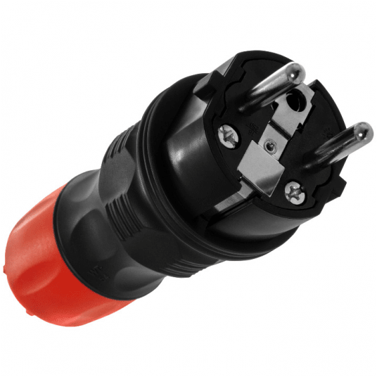 SHARKNES WTYCZKA 2P+Z EVO SCHUKO IP54 SH-70125 -zdjęcie numer 1