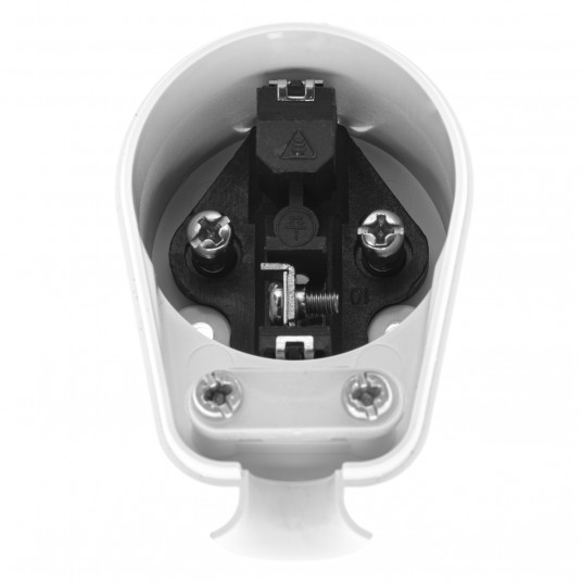 SHARKNES WTYCZKA KĄTOWA 2P+Z BIAŁY SH-70108 -zdjęcie numer 4