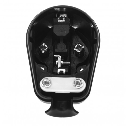 SHARKNES WTYCZKA KĄTOWA 2P+Z CZARNY SH-70109 -zdjęcie numer 4