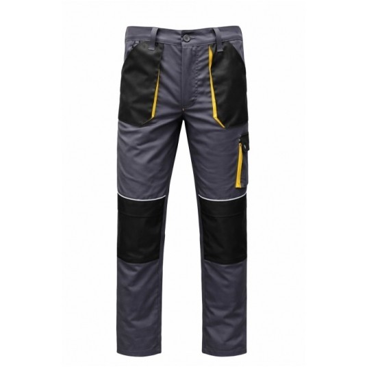 SPODNIE ROBOCZE DO PASA STRIKER GREY/BLACK/YE r.50 -zdjęcie numer 1