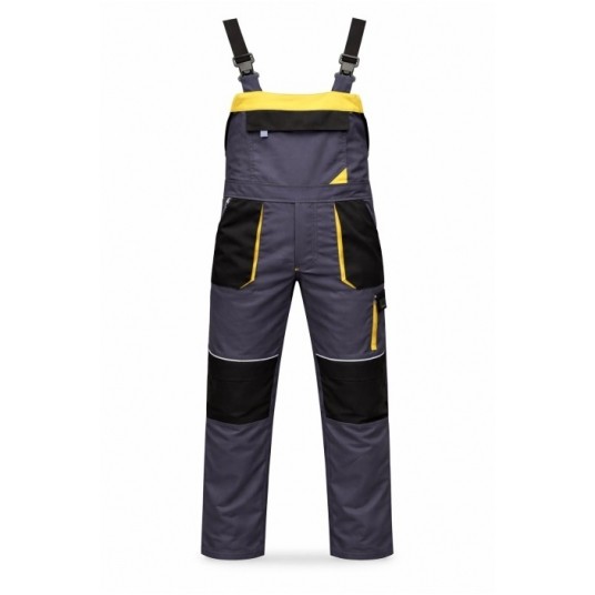 SPODNIE ROBOCZE OGR. STRIKER GREY/BLACK/YE roz.50 -zdjęcie numer 1