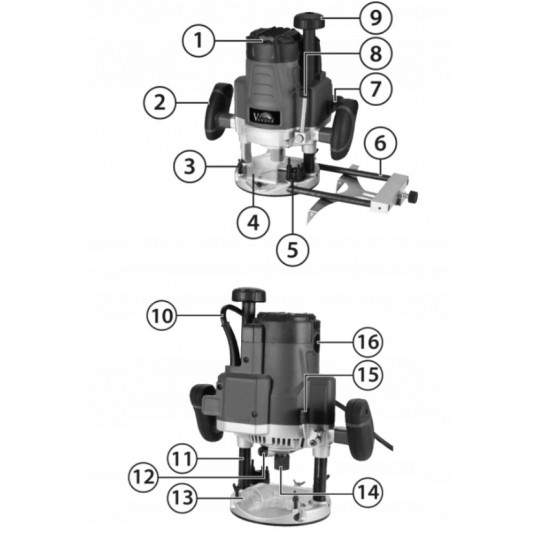 VANDER FREZARKA GÓRNOWRZECIONOWA VFR713 2200W -zdjęcie numer 2