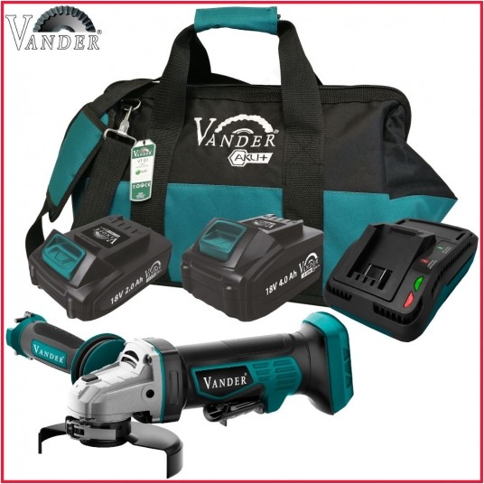 VANDER SZLIFIERKA KĄTOWA AKUM. 18V VSK808 /BODY/ -zdjęcie numer 2