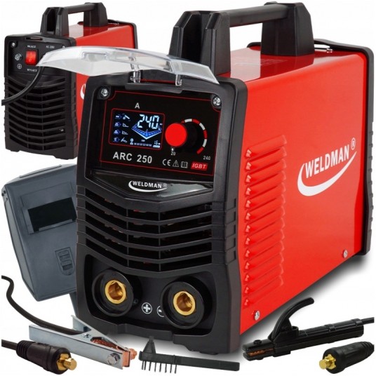 WELDMAN SPAWARKA INWERTOROWA ARC 250 LCD SYN VRD -zdjęcie numer 1